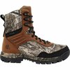 Rocky Lynx Mossy Oak Country DNA Waterproof 800G Insulated Boot, MOSSY OAK COUNTRY DNA, W, Size 8.5 RKS0594